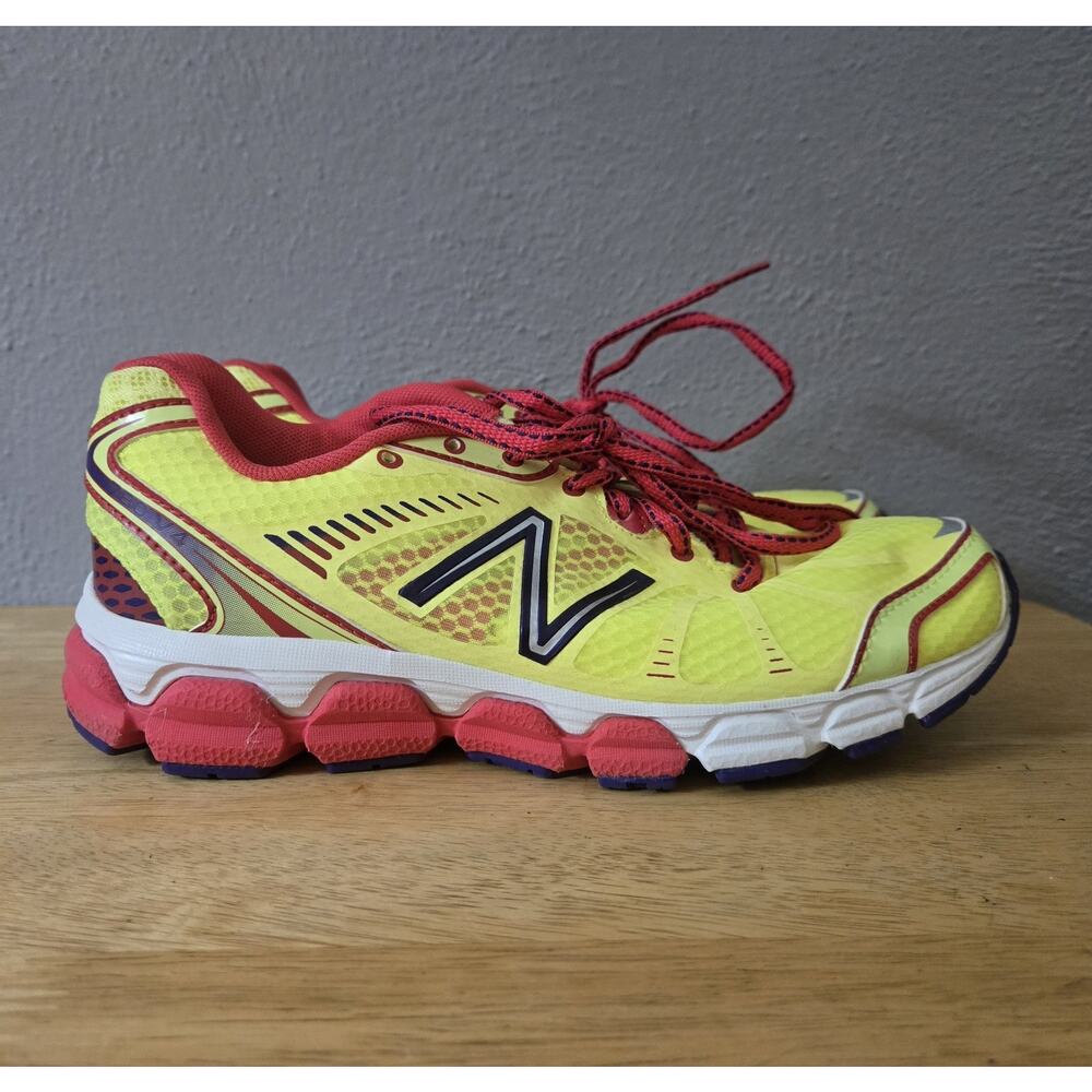 New Balance Yellow and Pink Women's Running Sneakers